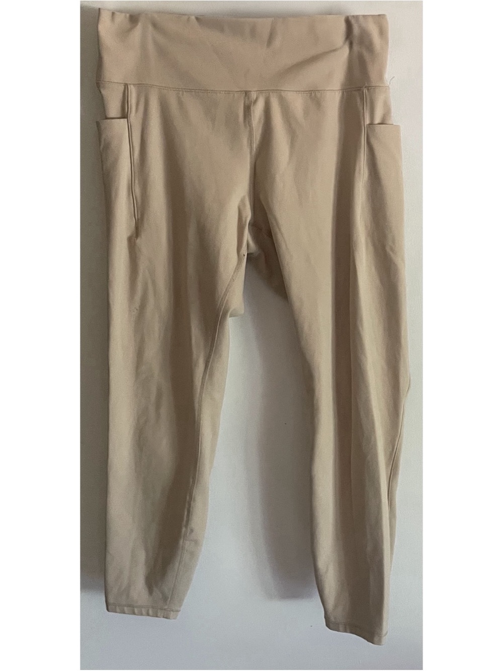 Spyder Women's Beige Leggings with Side Pockets